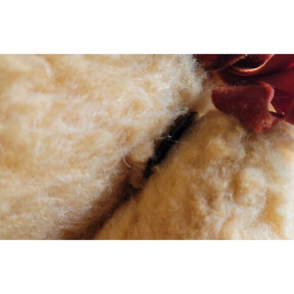 Vtg. Teddy Bear Jointed Head & Limbs Tan w/Rust Color Paws, Feet, Nose - Picture 9 of 9